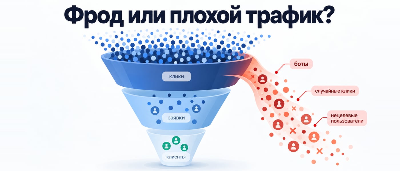 Яндекс Директ · фрод и нецелевой трафик